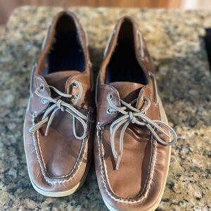 Sperry Tan Leather Loafers